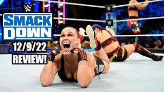 WWE Smackdown 12/9/22 Review! Liv Morgan and Tegan Nox vs. Ronda Rousey and Shayna Baszler! #shorts