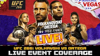 UFC 266: Volkanovski vs. Ortega | LIVE COVERAGE