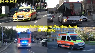 [02.09.2022] Einsatzfahrten zum Bombenfund in Leipzig