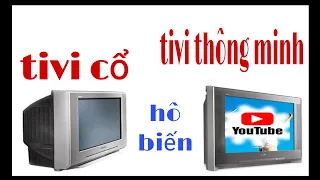 Biến tivi cổ, màn hình máy tính thành tivi thông minh, từ box tivi, thương hiệu tx3 mini.