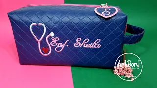 NECESSAIRE BOX PERSONALIZADA ENFERMAGEM  - TAMANHO G