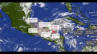 Alerta Roja Institucional por el paso de la Tormenta Tropical Lisa