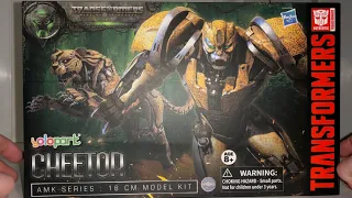 Transformers rise of the beasts yolopark AMK series cheetor unboxing, build & review. ROTB figure