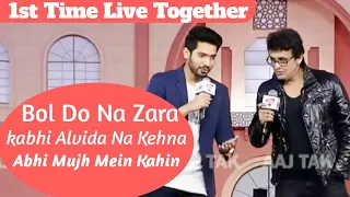 1st Time Sonu Nigam & Armaan Malik Singing Together At AajTak Agenda