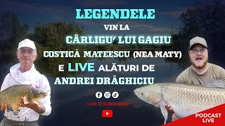 Legendele vin la Cârligu' lui Gagiu: Costică Mateescu (Nea Maty) e LIVE alături de Andrei Drăghiciu!