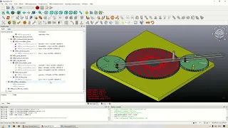 FreeCAD + MBDyn cycloidal drawing machine