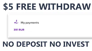 +$5 USD Free withdraw + Proof signup and get free bonus $10 next