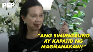 Sen. Grace Poe-Llamanzares, binanggit ang litanya noon ni Susan Roces kay GMA