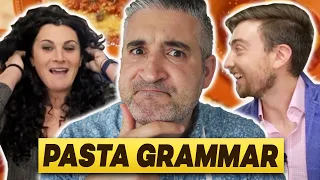 Italian Chef Reacts to PASTA GRAMMAR (An American Cooks for his Italian Wife)