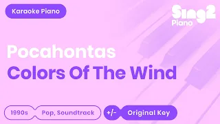 Colors of the Wind Karaoke | Pocahontas - Tori Kelly (Karaoke Piano)