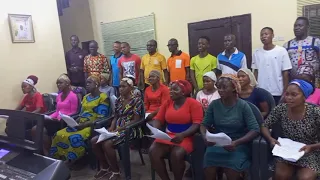Rehearsal Our Lady Queen of Apostles Choir Nchatancha  Enugu | Worthy is the Lamb By Jude Nnam
