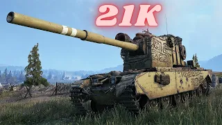 FV4005 Stage II 10K Damage 7 Kills & FV4005 11.3K Dmg World of Tanks Replays 4K The best tank game