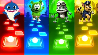 Tiles Hop - Baby Shark vs Gummy Bear vs Crazy Frog Vs Paw Patrol