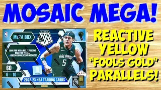 2022-23 Panini Mosaic Basketball TARGET Mega Box Break - Reactive Yellow “Fool’s Gold” Parallels!