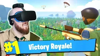 FORTNITE STYLE BATTLE ROYALE IN VR!! Rec Royale Oculus Rift Gameplay