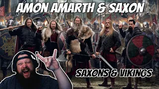 VIKING REACTS - Amon Amarth & Saxon - Saxons and Vikings [Metal Reactions]