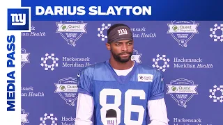 Darius Slayton on Week 7 Status vs. Panthers | New York Giants