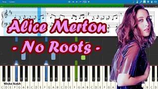 Alice Merton - No Roots [Piano Tutorial | Sheets | MIDI] Synthesia