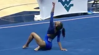 Nia Dennis - floor routine from the 2021 NCAA gymnastics regionals