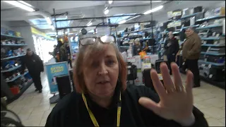 RUDE WOMEN TELLS ME I'M BARRED AND TO LEAVE THE SHOP