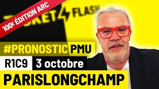 Pronostic PMU course Ticket Flash Turf - ParisLongchamp (R1C9 du 3 octobre 2021)