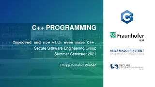 C++ Programming SS21 - Week 3