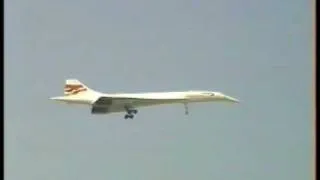 BA Concorde lands at JFK