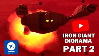 Iron Giant/Superman Diorama Part 2 Liftoff!