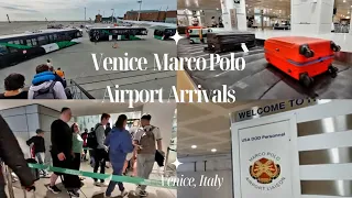 Venice Marco Polo Airport Arrivals (Airside & Landside) / August 2023