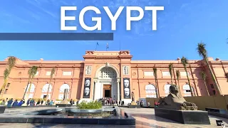 The Egyptian Museum  Walking Tour 4K Video | Travel Vlog Cairo, Egypt 🇪🇬