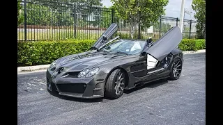 Mercedes Benz SLR McLaren Mansory Renntech Interior Start Up & Drive at Prestige Imports Miami