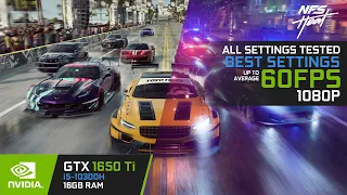 NFS Heat GTX 1650 Ti Best Settings + All Settings | i5-10300H + 16GB RAM