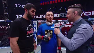 Magomed Magomedkerimov Scores Sudden 1st Round Finish to Clinch No. 1 Seed | Post Fight Interview