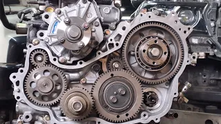 Motor Toyota TXL 2.5L 1KD Sincronizacion de piñoneria y datos muy útiles al armar