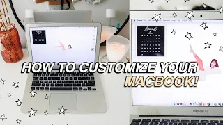 easy ways to CUSTOMIZE your macbook! aesthetic + minimalist *MUST DO!*(organization & customization)