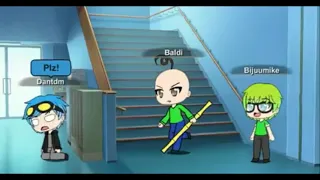 GOTTA SWEEP SWEEP SWEEP!!! Baldi's Basics Song, ft. DanTDM, BijuuMike (Gacha Life Animation)