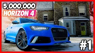 FORZA HORIZON 4 - КУПИЛ AUDI RS6 И ОТКРЫЛ ДОМ ЗА 5,000,000 CR!