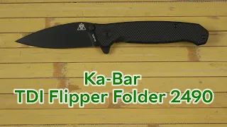 Розпаковка Ka-Bar TDI Flipper Folder 2490 (Ka-Bar_2490)