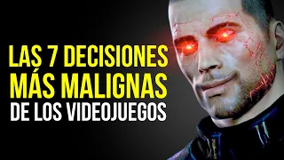 Las 7 decisiones más malignas de los videojuegos