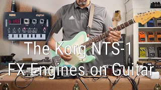 The Korg NuTekt NTS-1 Synth As A Guitar Effect Unit.