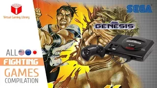 All SEGA Genesis/Mega Drive Fighting Games Compilation - Every Game (US/EU/JP/BR)