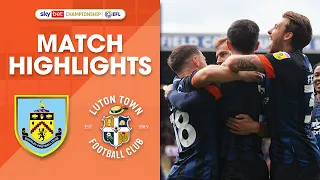 Burnley 1-1 Luton Town | Championship Highlights