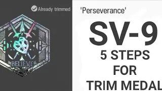 [Arknights] SV-9 Trim Medal | Easy 5 Steps