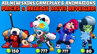 ALL NEW SKINS Gameplay + Winning & Losing Animations + Skins Prices & Release Dates REVEALED!