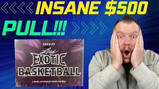 Unboxing 2022 Leaf Exotic Basketball Hobby Box: Unbelievable $500 Pull!