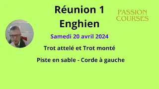 Pronostics Courses à courses PMU Réunion 1 Samedi 20  avril 2024  à Enghien les Bains