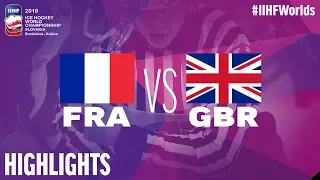 France vs. Great Britain - Game Highlights - #IIHFWorlds 2019