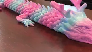 BIG Dragon 3D Printed on the  Creality Cr-30 Belt Printer! It's Finally Done!