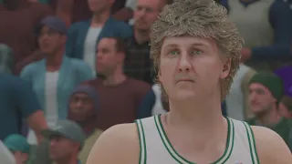 NBA 2K22 Larry Bird drops 52 points on Michael Jordan and the Bulls! PS5 4K UHD