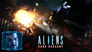 Лучшая игра по Чужим? Aliens: Dark Descent, стрим 3 (PC, 2023)